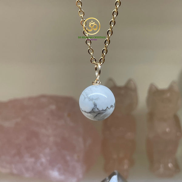 Howlite Sphere Pendant