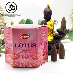 Lotus Incense Cones backflow HEM
