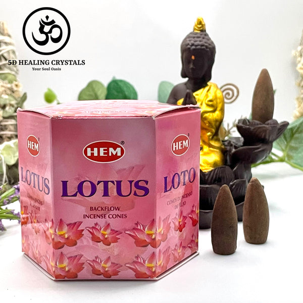 Lotus Incense Cones backflow HEM