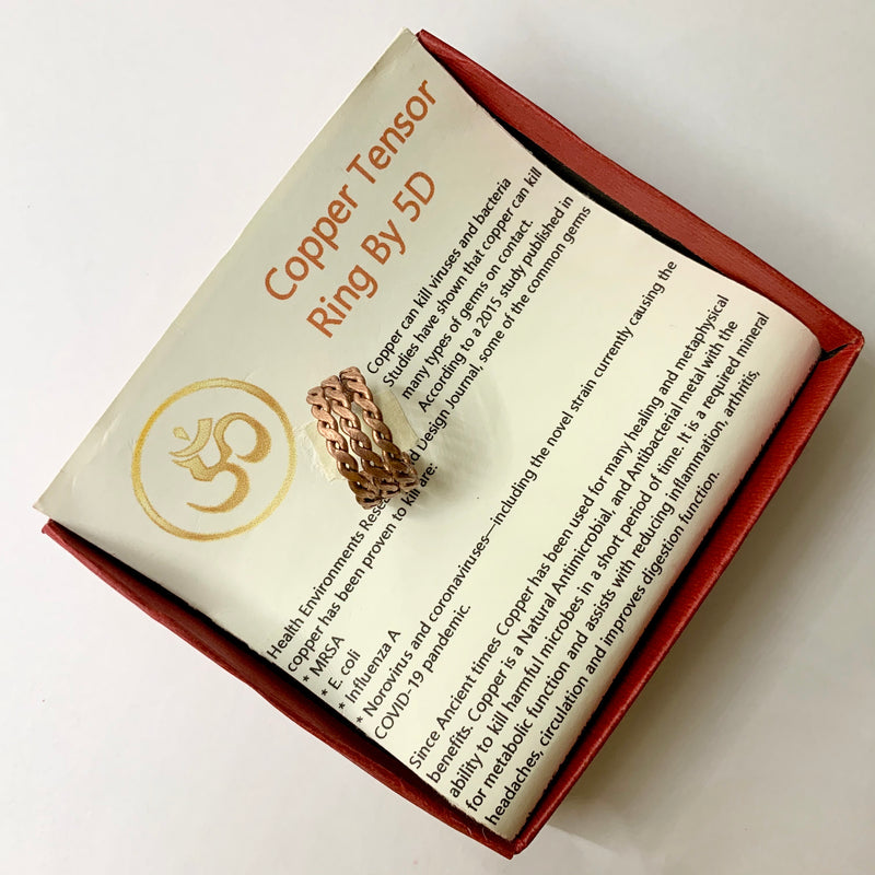 Tensor Rings Copper Copper tensor ring 144mhz – 5D Healing Crystals