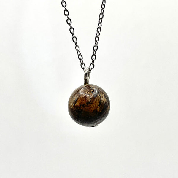 Repels and Protect with Bronzite Sphere Pendant