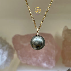 Pyrite Sphere Pendant