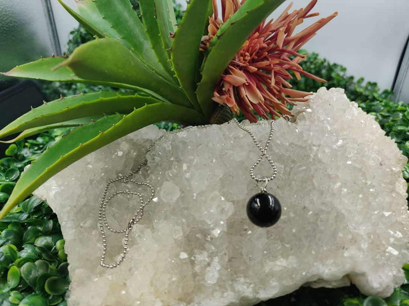 Black tourmaline pendant