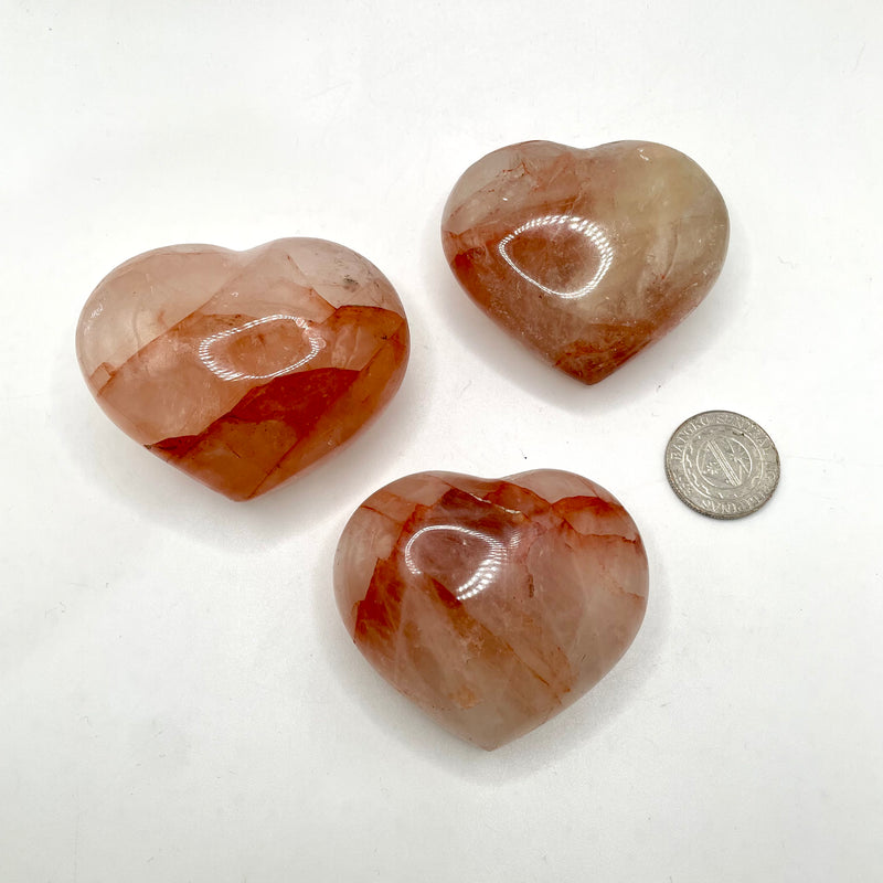 Fire Quartz Heart