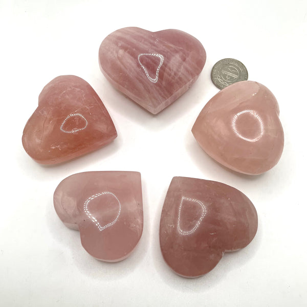 Rose Quartz Heart