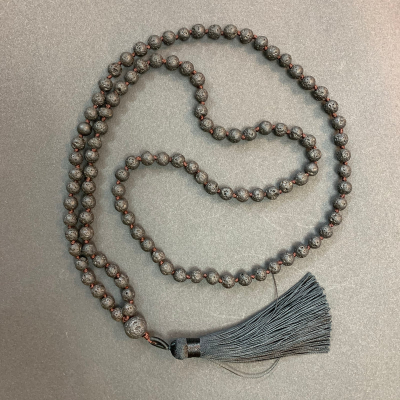 Lava stone 108 mala