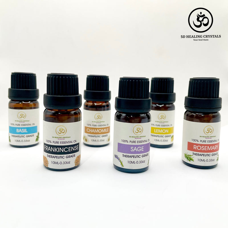 5D Essential Oils Gift Set 100% Natural Therapeutic Grade Oil