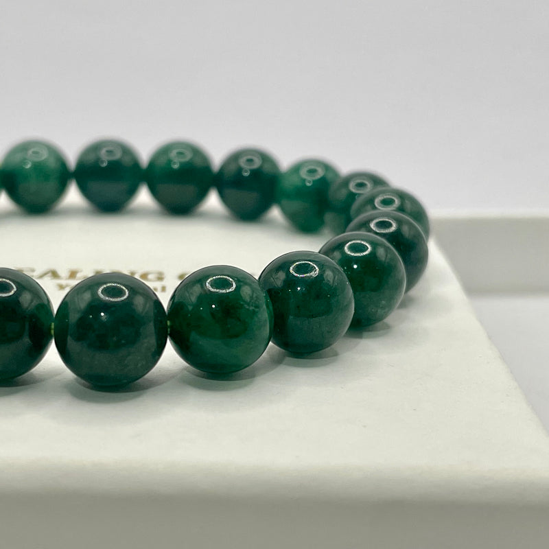 Green strawberry quartz bracelet clearance