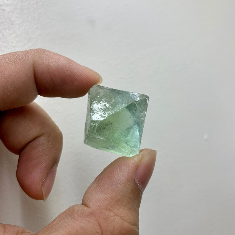 Fluorite raw Octahedral natural form