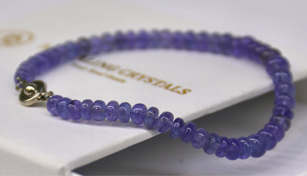 Tanzanite Rondelle Cut Bracelet