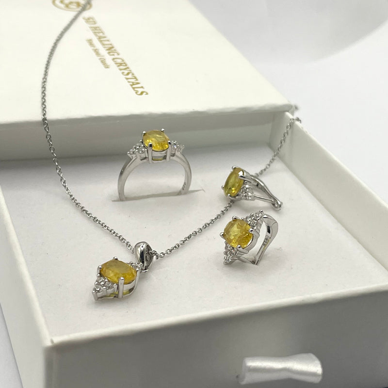 Yellow Sapphire Set