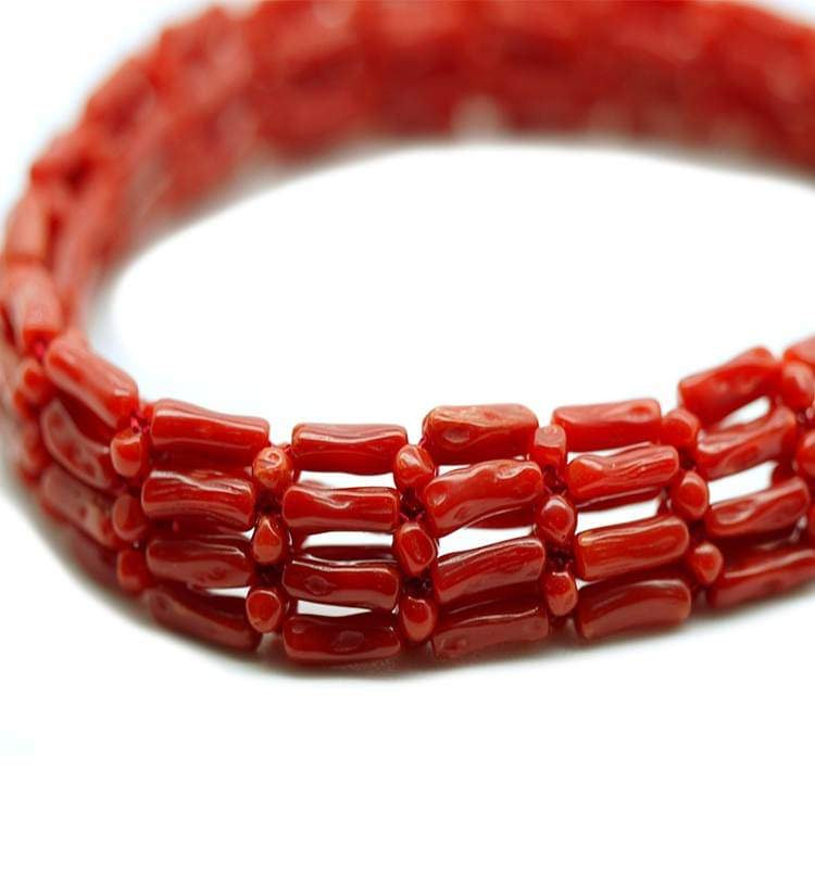 Authentic Italian Red Coral Bracelet