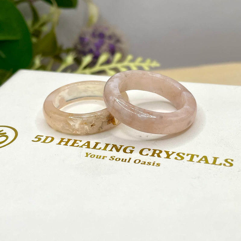 Agate ring 2025 of healing