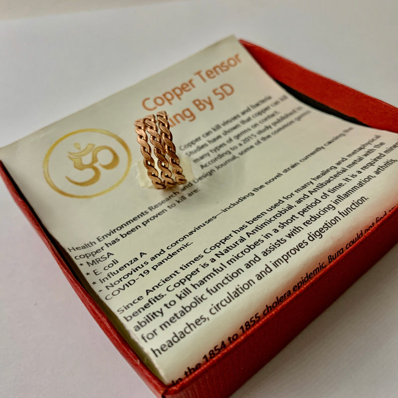 Tensor Rings Copper Copper tensor ring 144mhz – 5D Healing Crystals