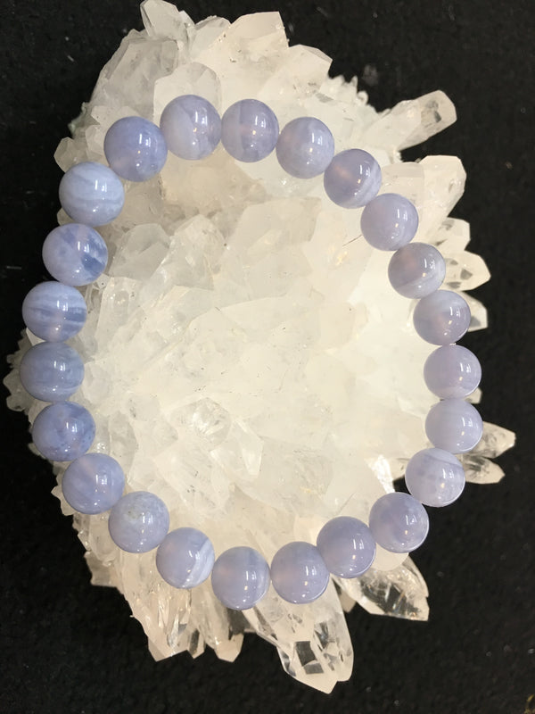 Blue lace agate bracelet